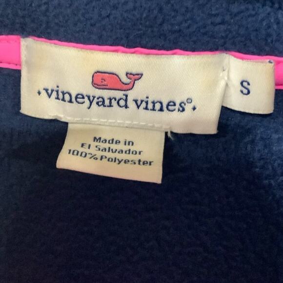 Vineyard Vines Fleece Shirt Womens S Whale Long Sleeve Mock Outdoorsy Pullover - Picture 6 of 6